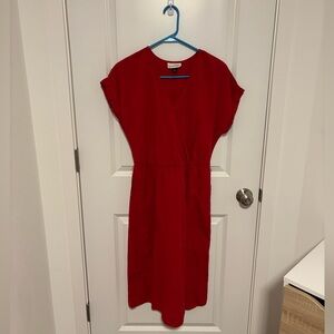 Universal Thread Red V Neck Dress